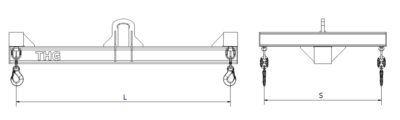 Dimensiuni grinda pe pilon tip H